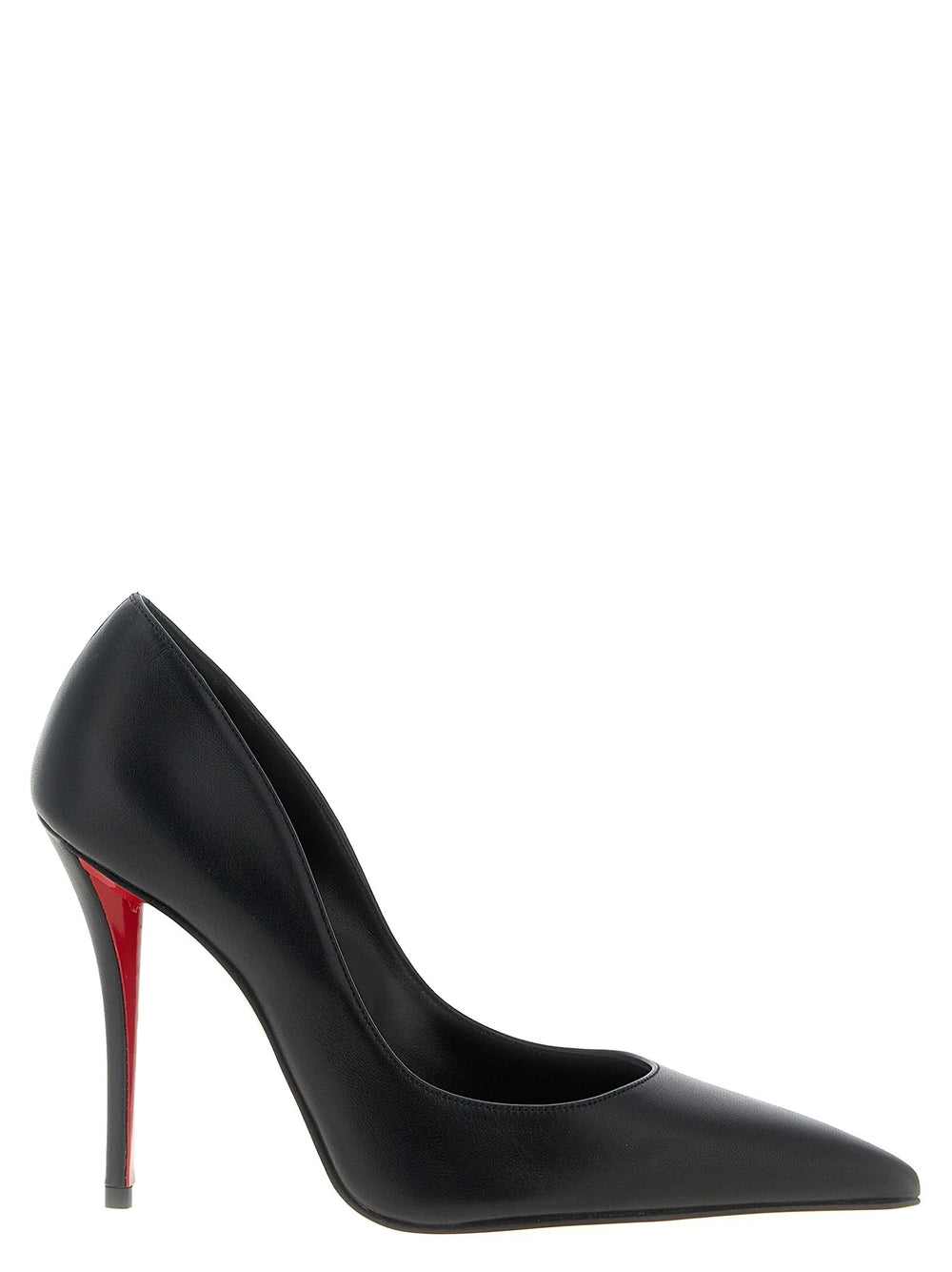 Christian Louboutin Black Lamb Leather High Heel Pumps - EU39/US9