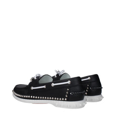 Christian Louboutin Schwarze Lederslipper - EU41/US8