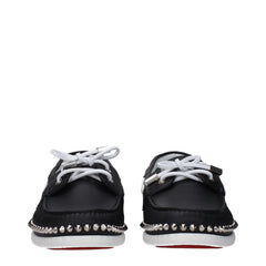 Christian Louboutin Schwarze Lederslipper - EU41/US8