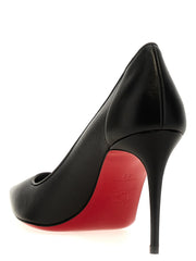 Christian Louboutin Schwarze Nappaleder / Kalbsleder Bos Taurus High Heel Pumps - EU39/US9