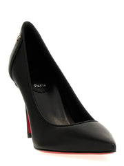 Christian Louboutin Black Napa Leather / Calf Bos Taurus High Heel Pumps