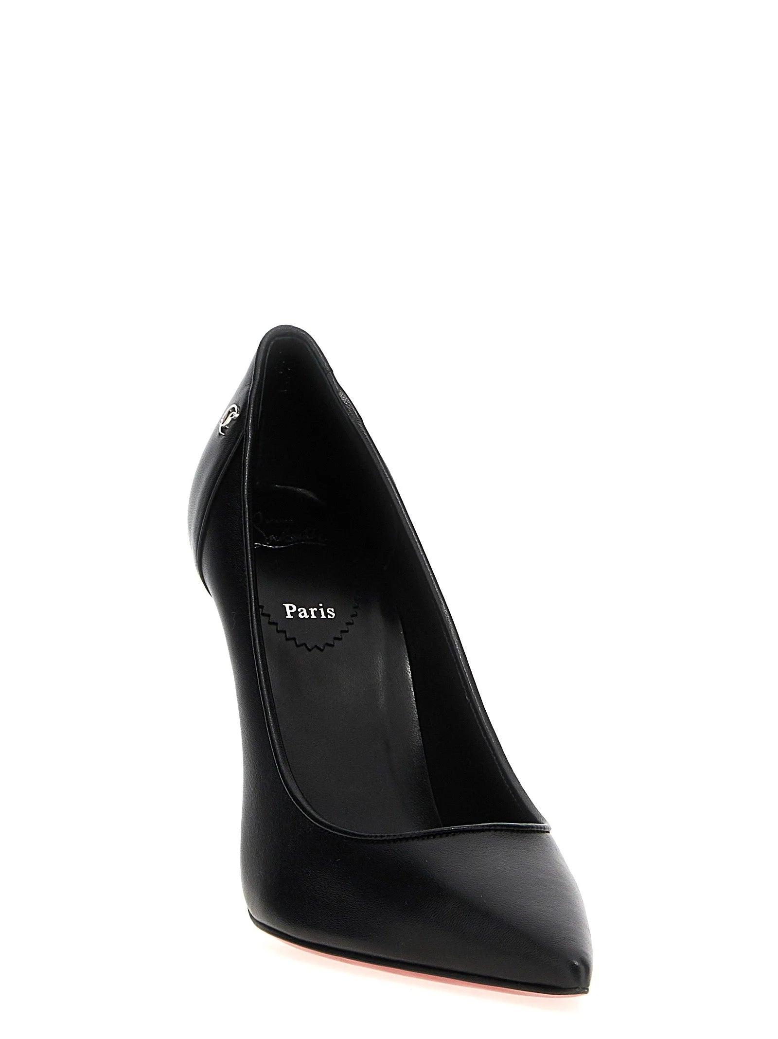 Christian Louboutin Black Napa Leather / Calf Bos Taurus High Heel Pumps - EU41/US11
