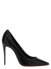 Christian Louboutin Black Napa Leather / Calf Bos Taurus High Heel Pumps - EU41/US11