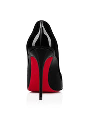 Christian Louboutin Černá patentovaná kůže pumpy Hot Chick 100