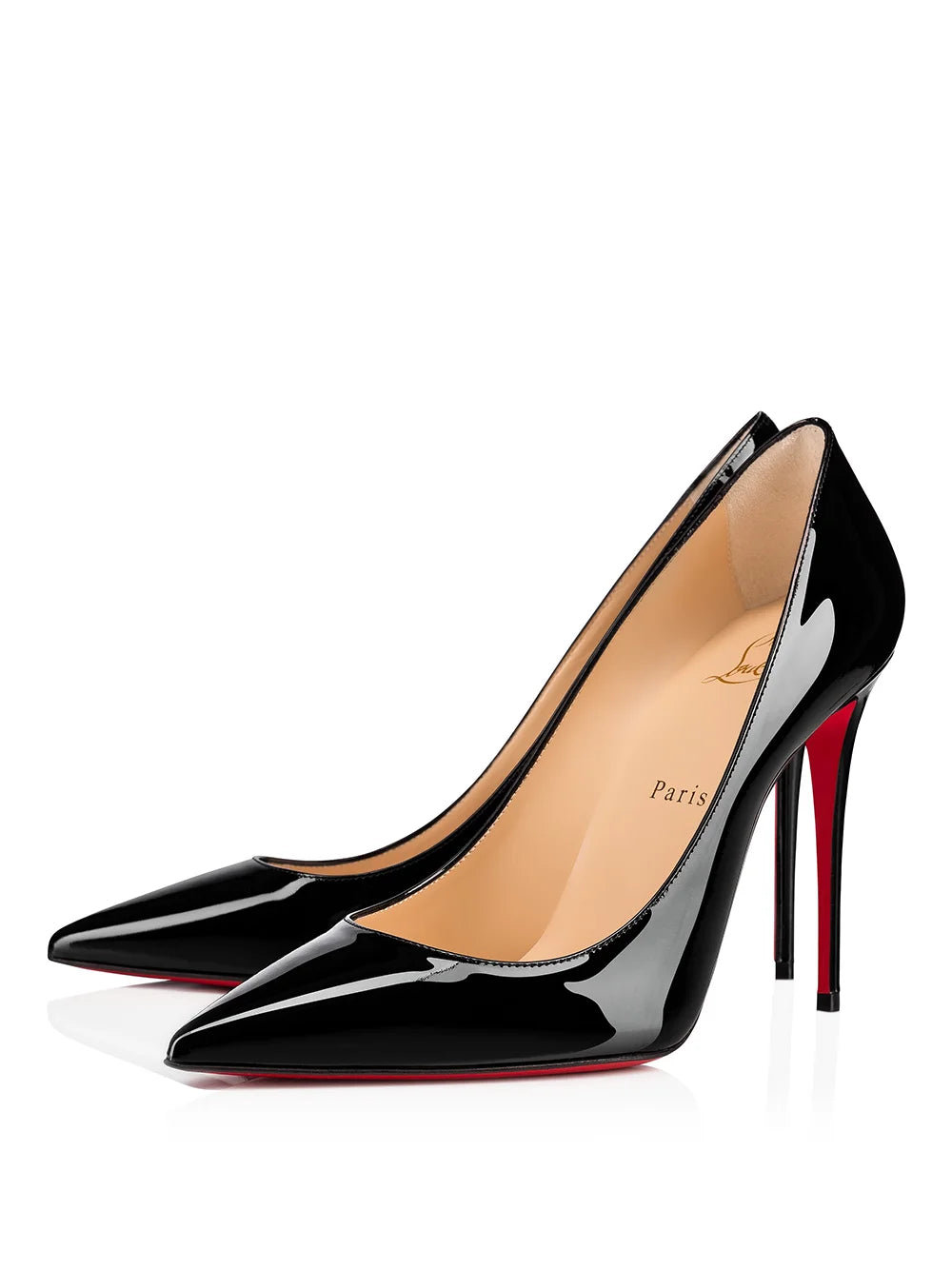 Christian Louboutin Black Patent Leather Kate Décolleté 100 - EU39/US9