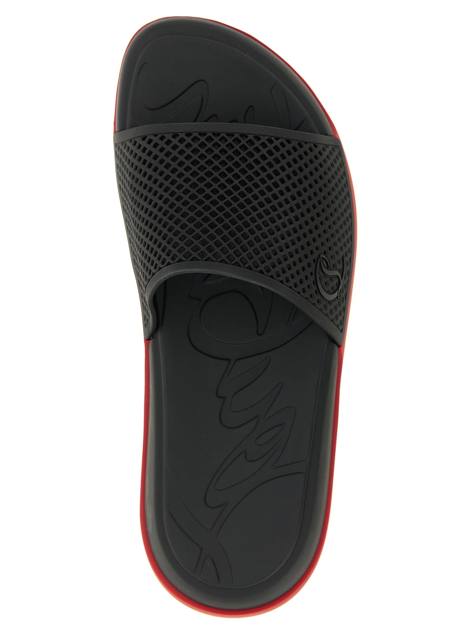 Christian Louboutin Black Polyethylene Slides - EU 42 | US 9