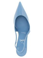 Christian Louboutin Blue Calfskin Mid Heel Pumps - EU42/US12
