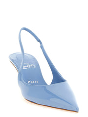 Christian Louboutin Blue Calfskin Mid Heel Pumps - EU42/US12