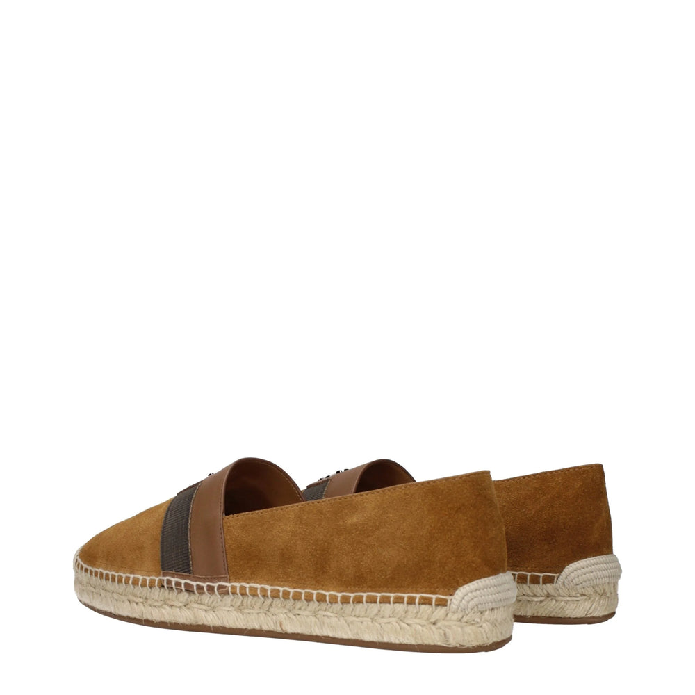 Christian Louboutin Brown Leather Espadrilles - EU42/US9