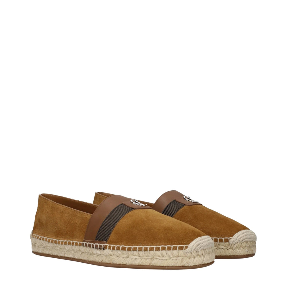 Christian Louboutin Brown Leather Espadrilles - EU42/US9