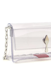 Christian Louboutin Silver Pvc Clutch Bag