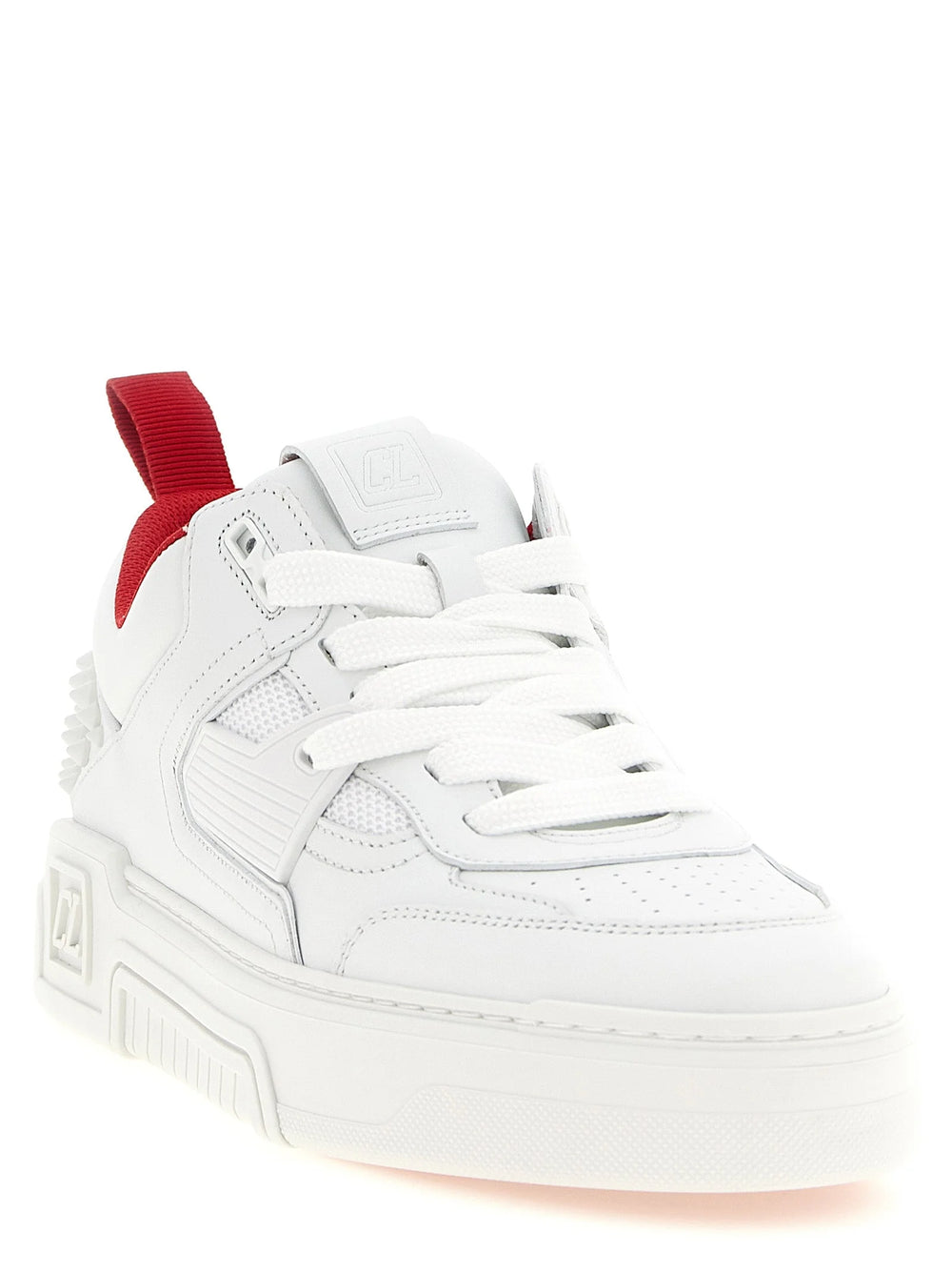 Christian Louboutin White Calfskin Athletic Sneakers - EU 40 | US 7