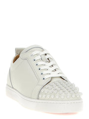 Christian Louboutin White Calfskin Low Top Sneakers