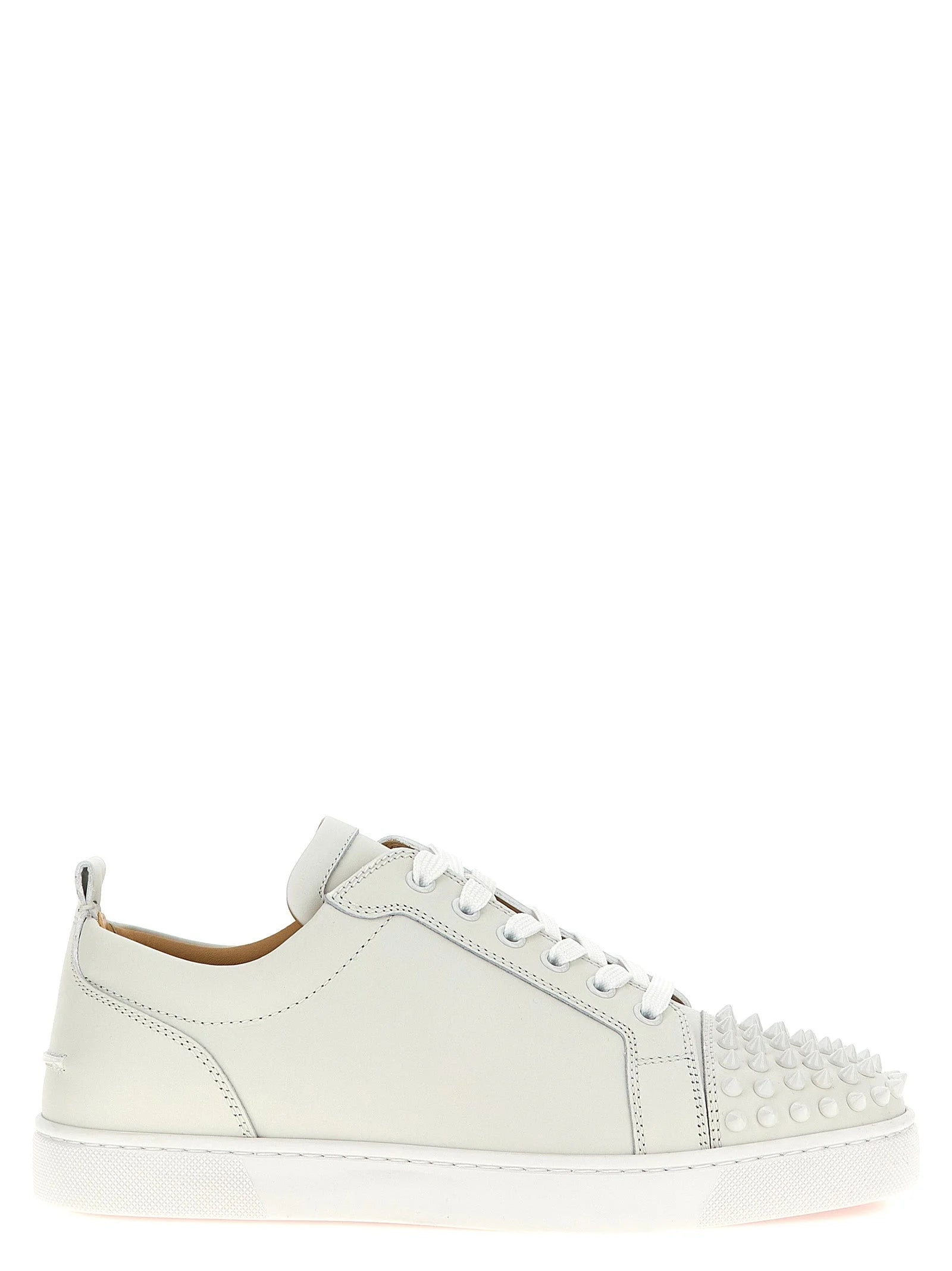 Christian Louboutin White Calfskin Low Top Sneakers