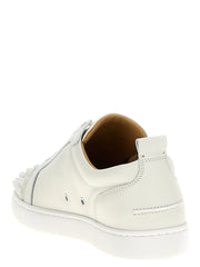 Christian Louboutin White Calfskin Low Top Sneakers