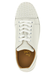 Christian Louboutin White Calfskin Low Top Sneakers