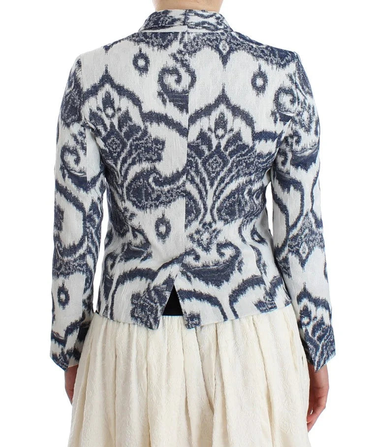 Christian Pellizzari Blue White Blazer Suit Jacket - IT40 | XS - Sport Jackets