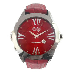 Chronotech Black Leather Watch - Watches