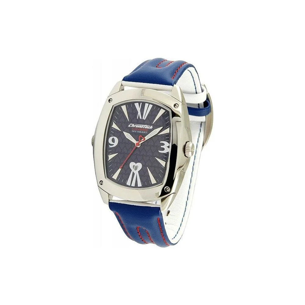 Chronotech Blue Leather Watch - Watches