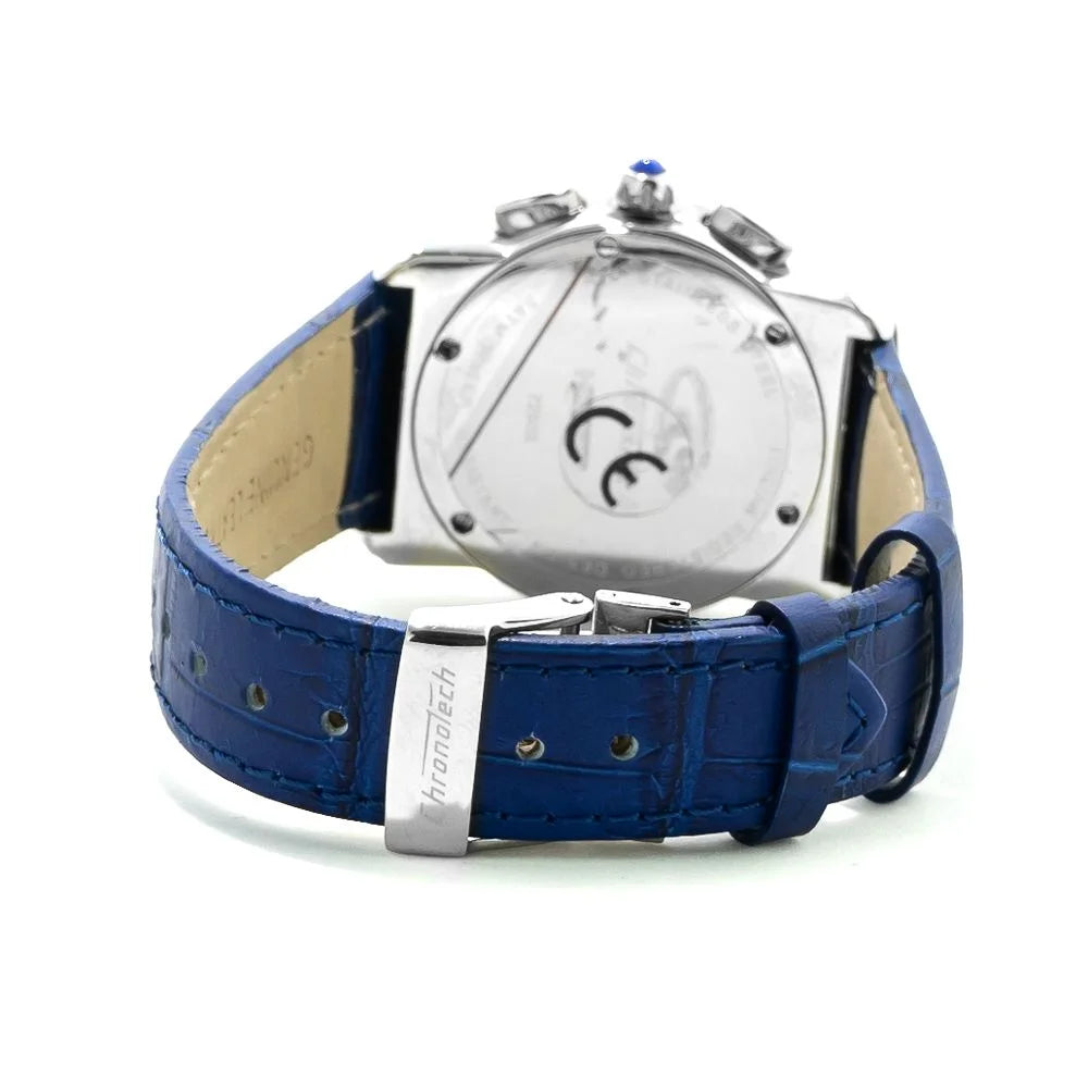 Chronotech Blue Leather Watch - Watches