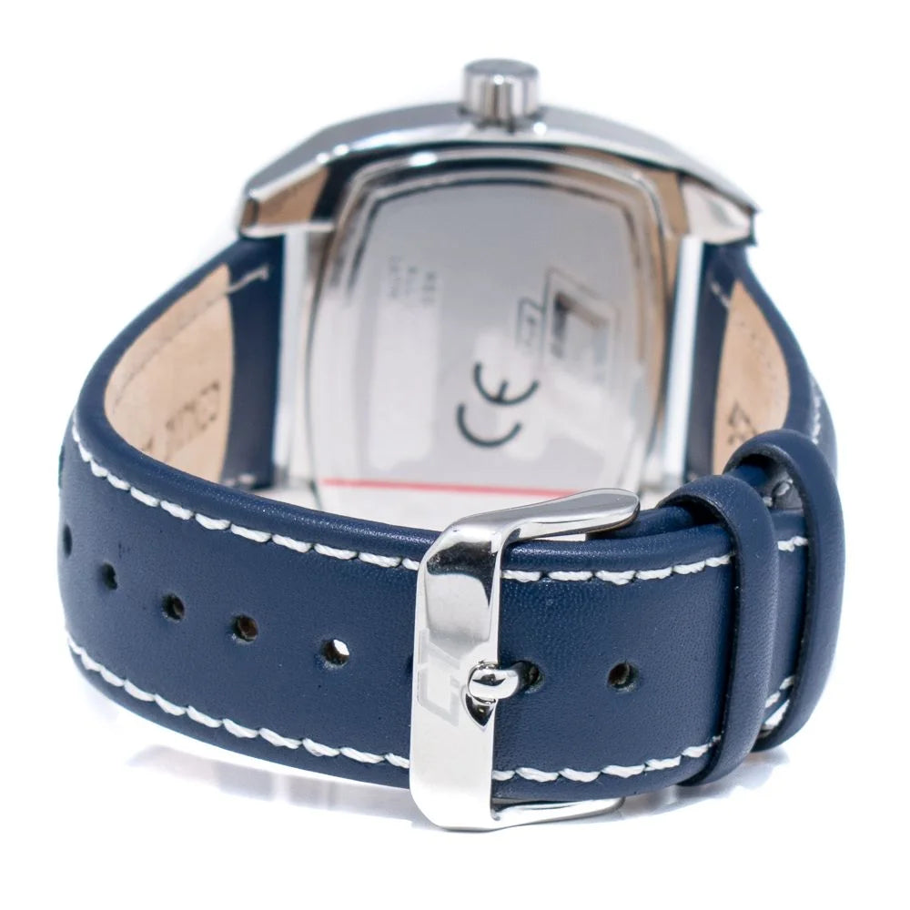 Chronotech Blue Leather Watch - Watches
