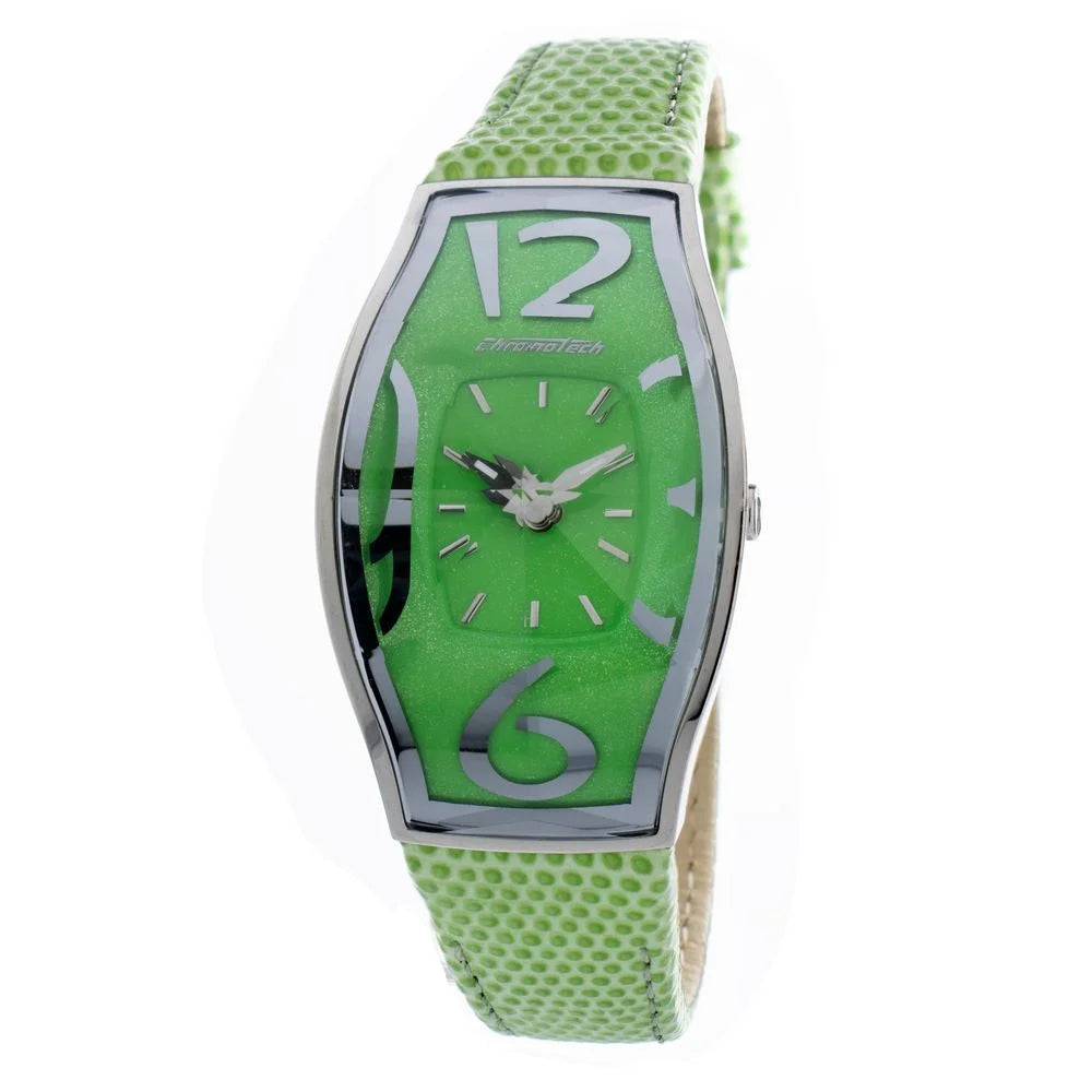 Chronotech Green Leather Watch - Watches