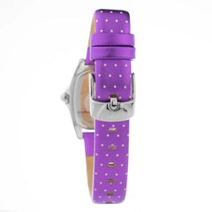Chronotech Purple Leather Watch - Watches