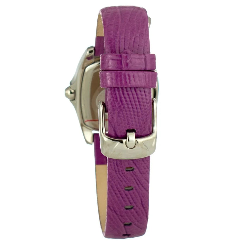 Chronotech Purple Leather Watch - Watches