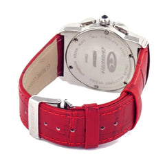 Chronotech Red Leather Watch - Watches