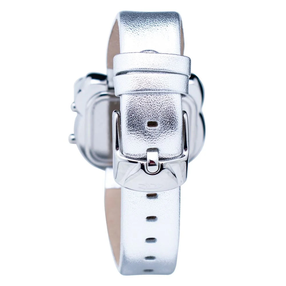Chronotech Silver Leather Watch - Watches