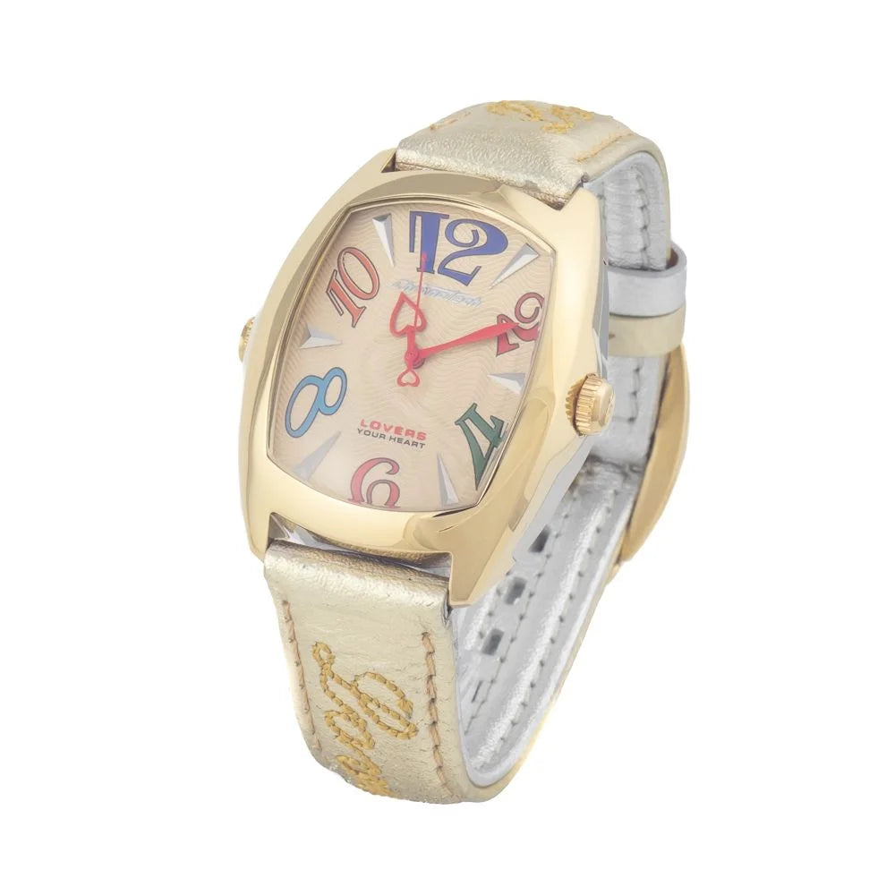 Chronotech Silver Leather Watch - Watches