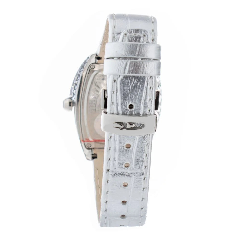 Chronotech Silver Leather Watch - Watches