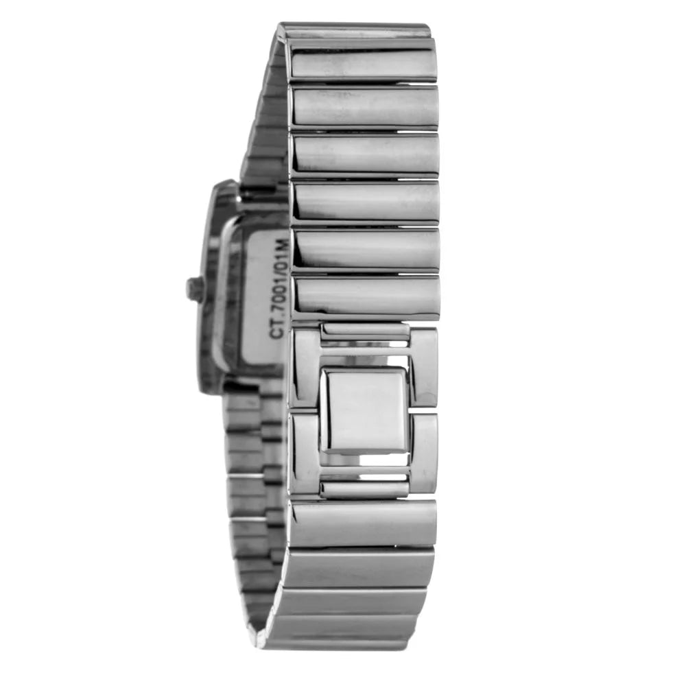 Chronotech Silver Stainless Steel Watch