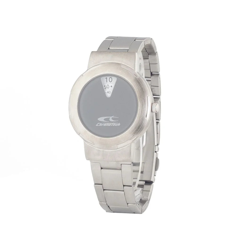 Chronotech Silver Stainless Steel Watch