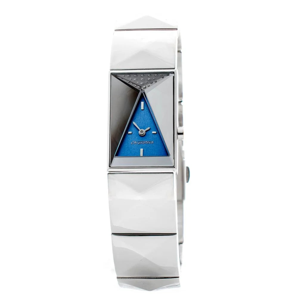 Chronotech Silver Stainless Steel Watch