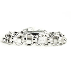 Chronotech Silver Stainless Steel Watch
