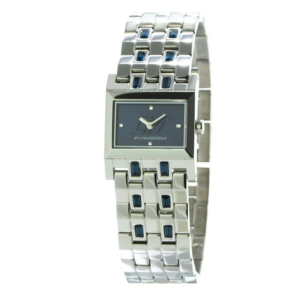 Chronotech Silver Stainless Steel Watch