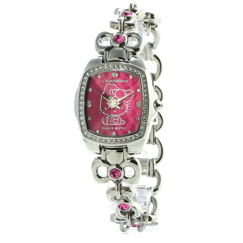 Chronotech Silver Stainless Steel Watch