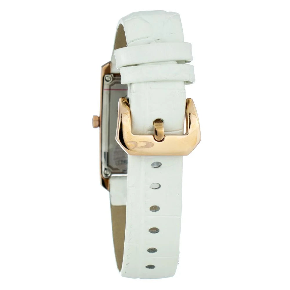 Chronotech White Leather Watch