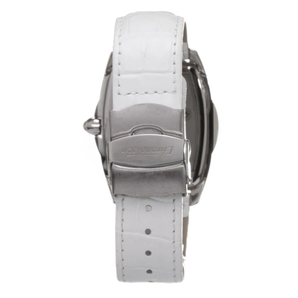 Chronotech White Leather Watch - Watches