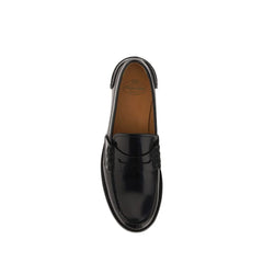 Church’s Black Calf Leather Bos Taurus Slip-On Loafers - EU41/US11