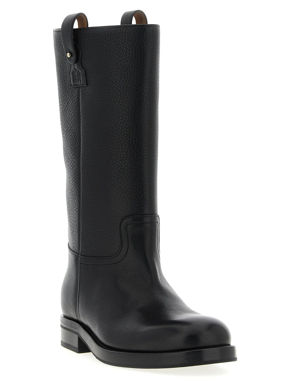 Church’s Black Calfskin Over The Knee
