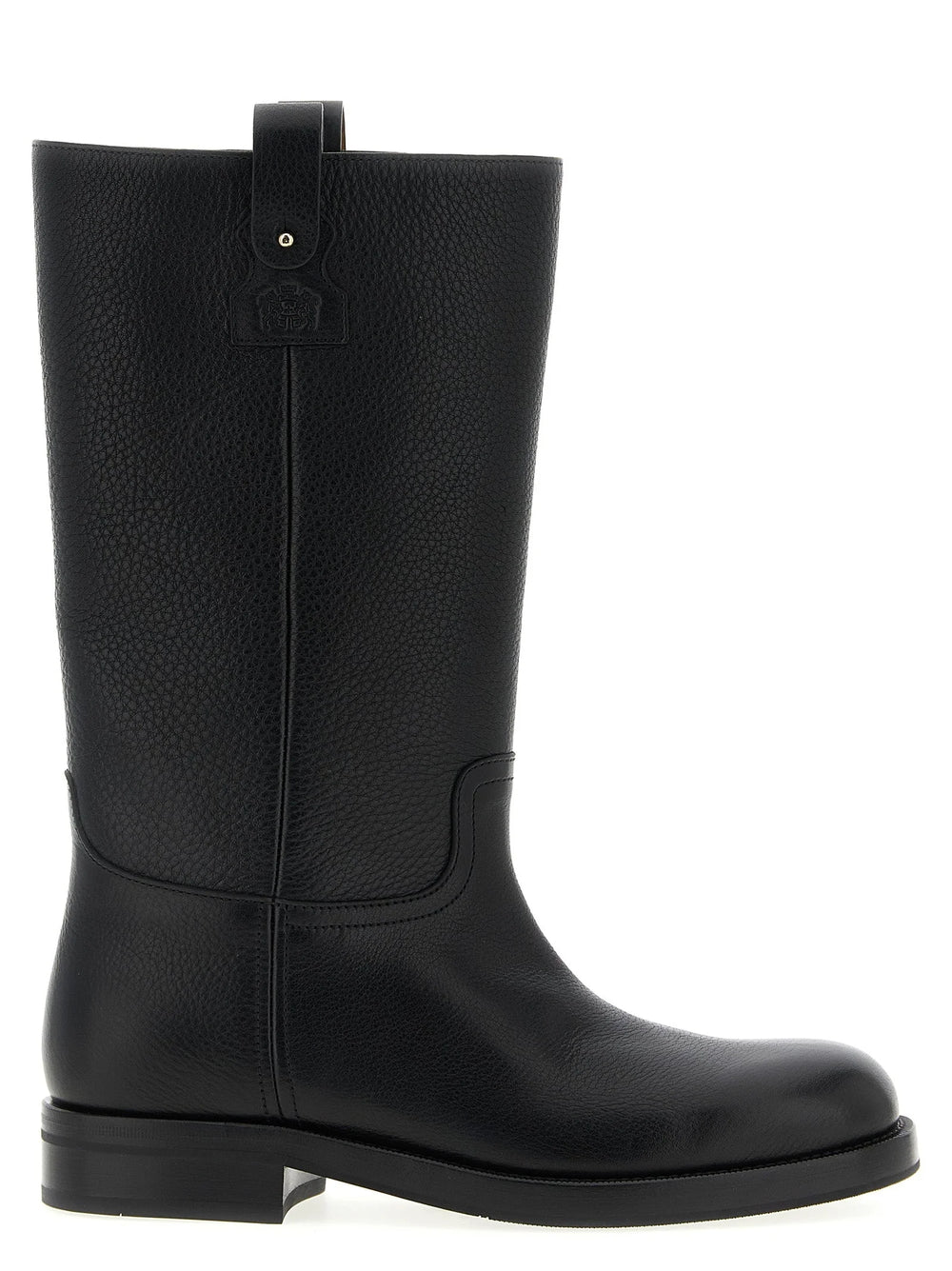 Church’s Black Calfskin Over The Knee