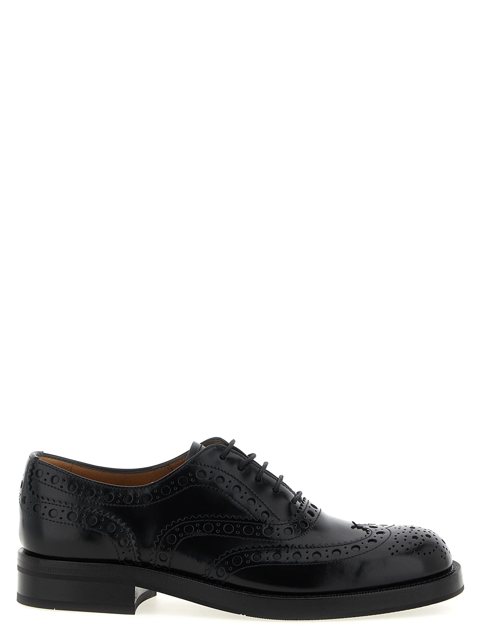 Church’s Black Calfskin Oxfords And Derbies