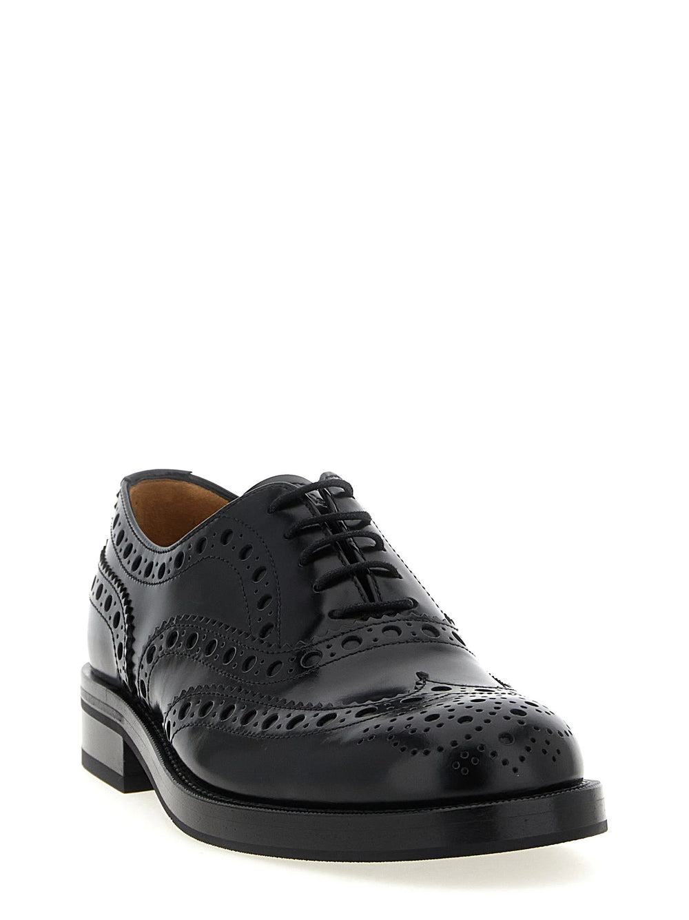 Church’s Black Calfskin Oxfords And Derbies