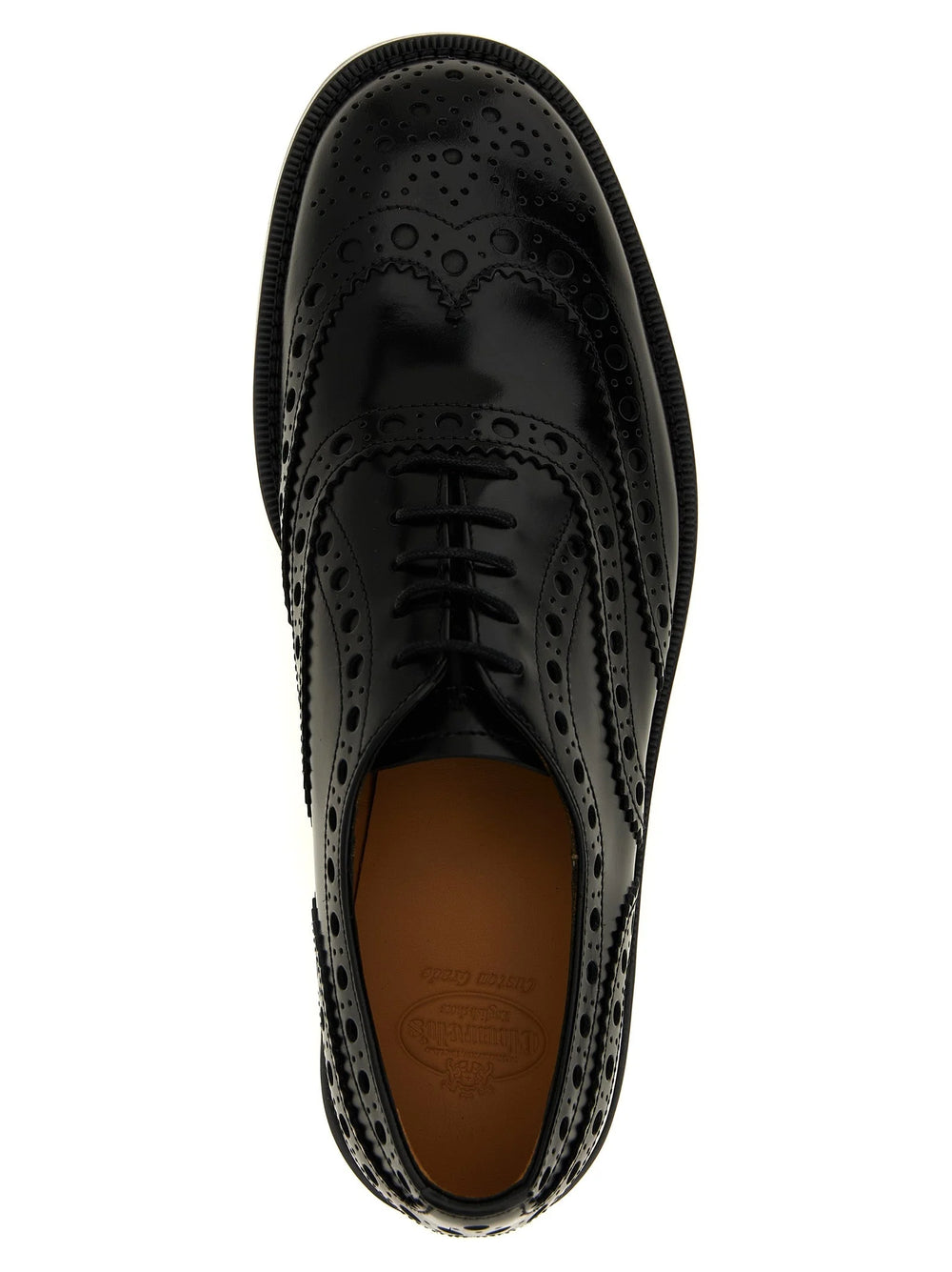 Church’s Black Calfskin Oxfords And Derbies