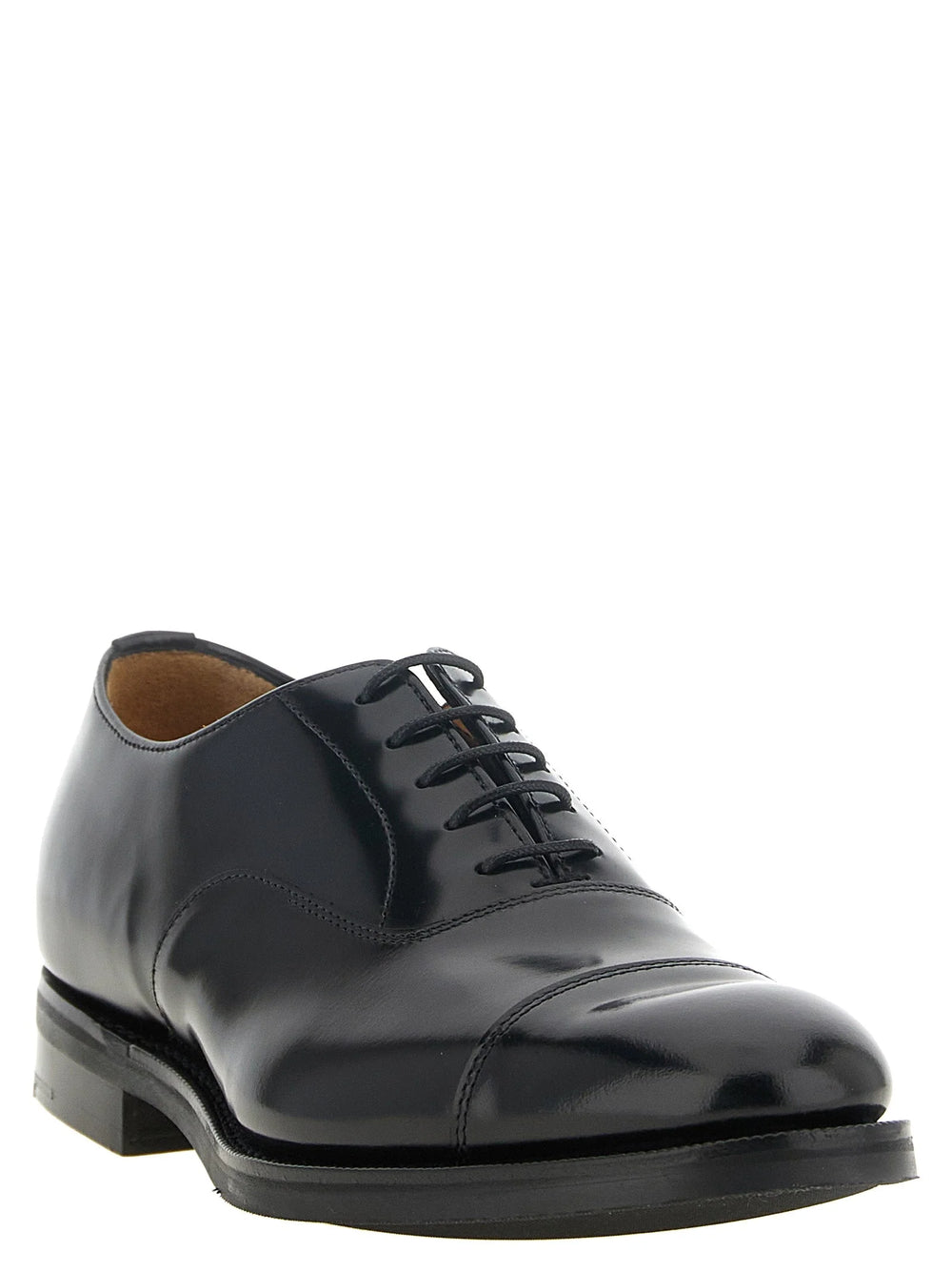 Church’s Black Calfskin Oxfords And Derbies - EU37/US7