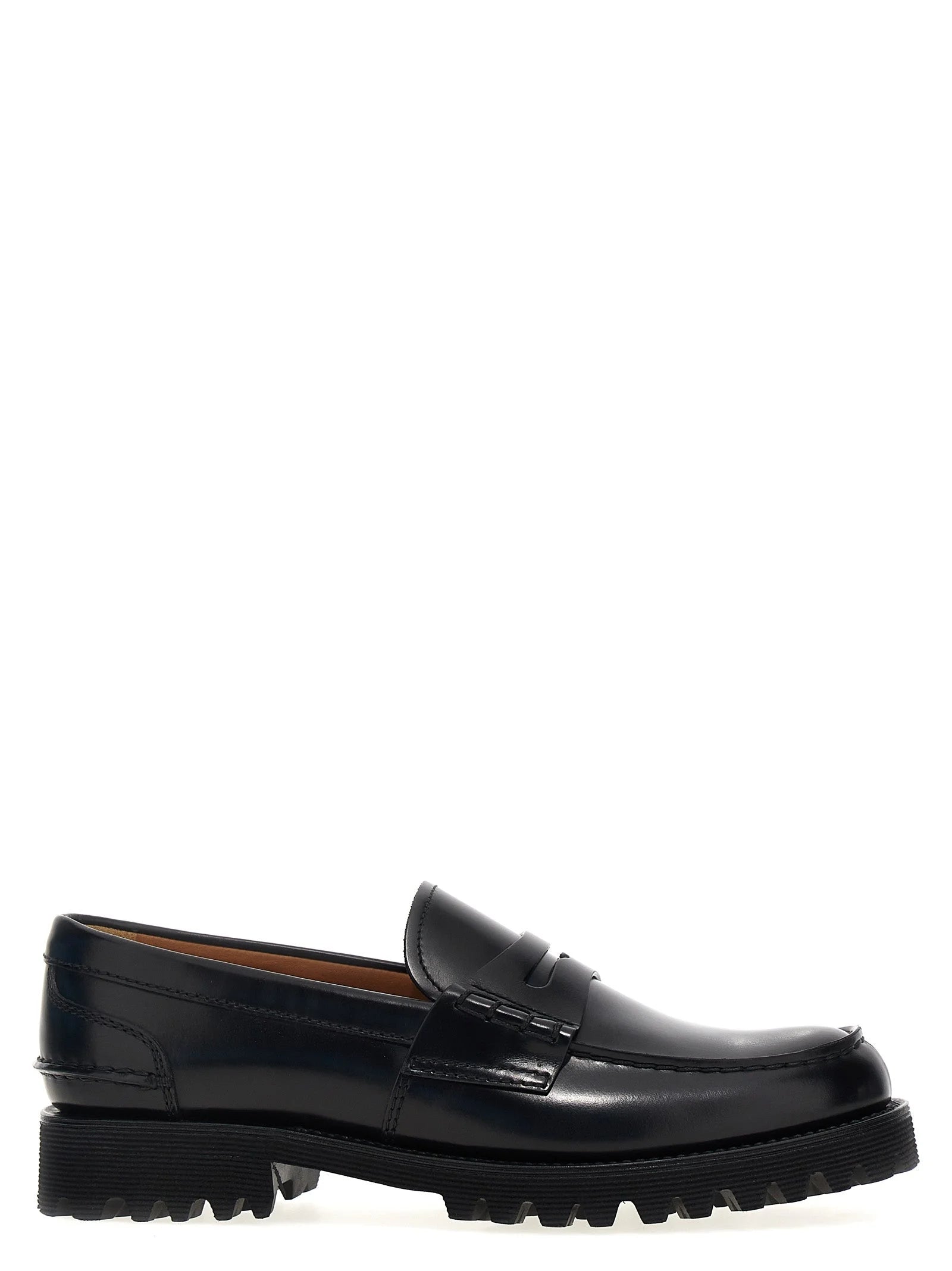 Church’s Black Cowhide Slip-On Loafers - EU41/US11