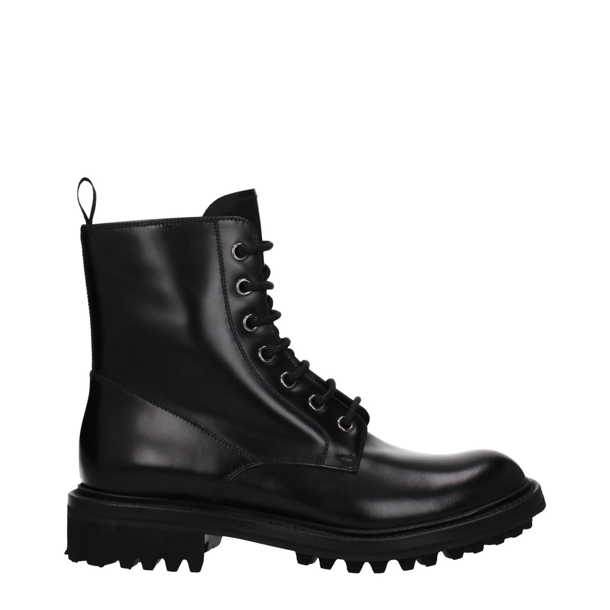 Church’s Black Leather Ankle Boots