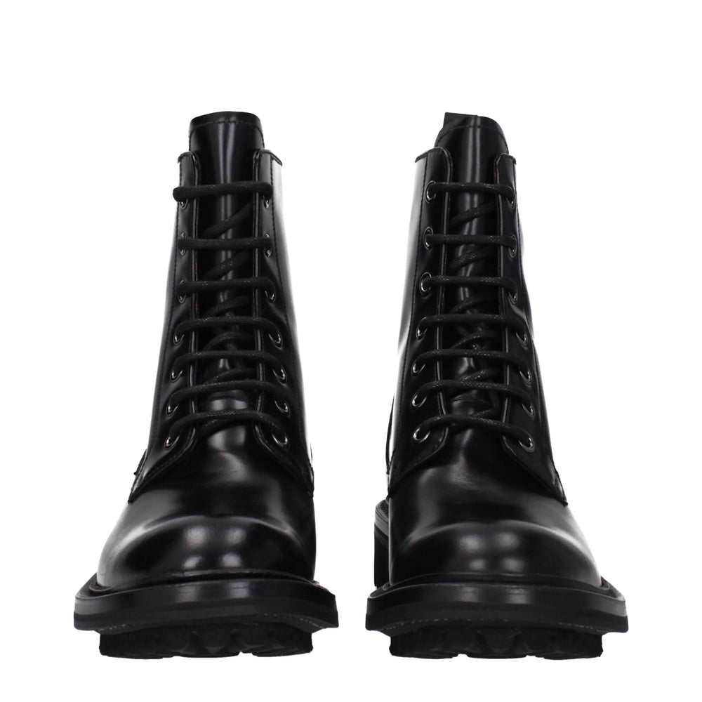 Church’s Black Leather Ankle Boots